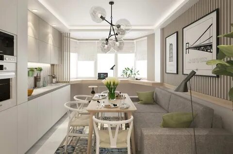 Дизайн двухкомнатной квартиры серии п44т + фото идей.