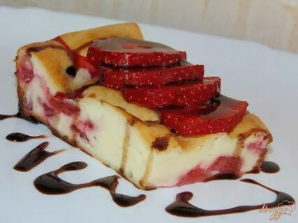 Запеканка с клубникой