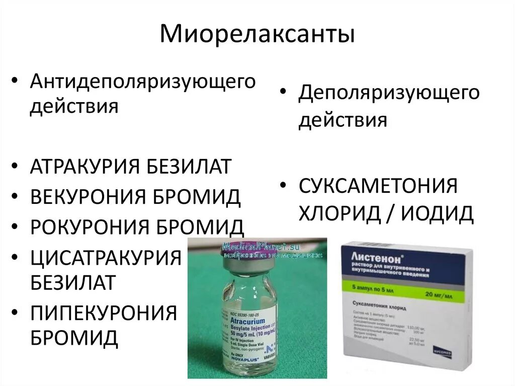 Миорелаксант для мышц