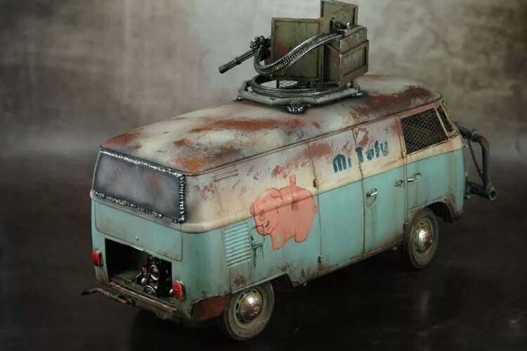 Как сделать зомби апокалипсиса машины. Volkswagen &quot;t1&quot; постапокалипсис. уаз буханка зомби апокалипсис. моделька уаз буханка зомби апокалипсис. фургон постапокалипсис.