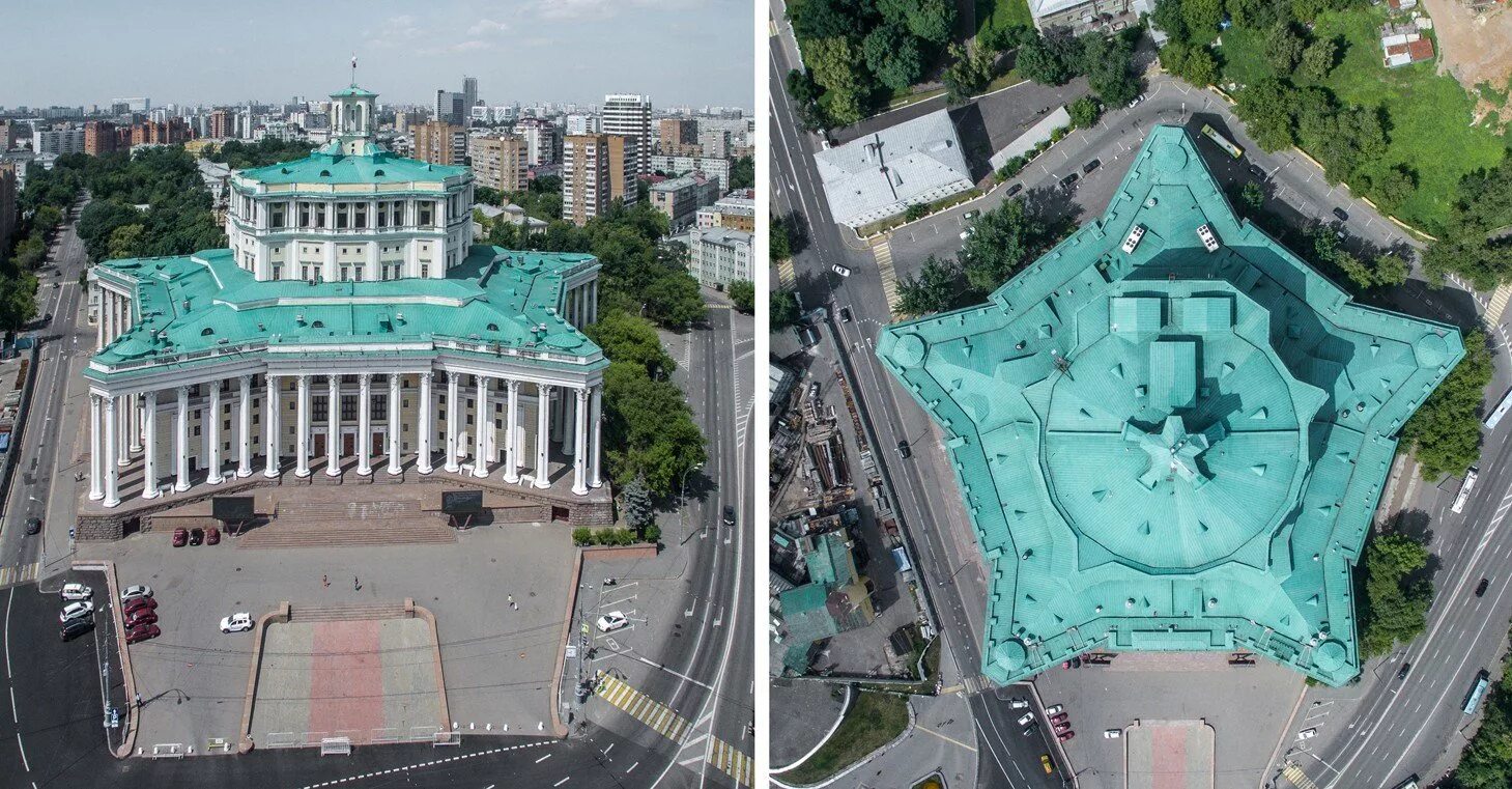 Площадь здания театра. Театр красной армии в москве. центральный академический театр российской армии. театр красной армии алабяна и симбирцева. здание театра российской армии в москве.