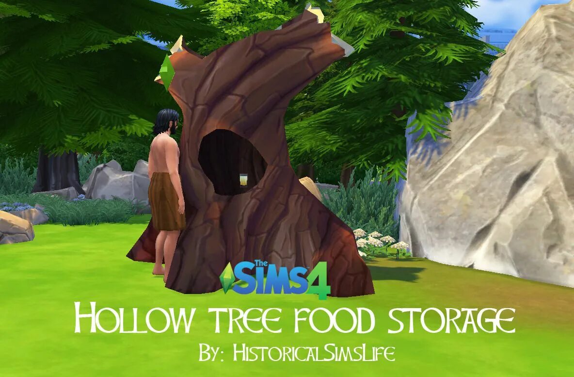 Sims 4 tree. The sims 4 historical cc prehistoric. tree hollows mod.