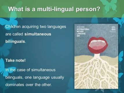 Mother tongue language