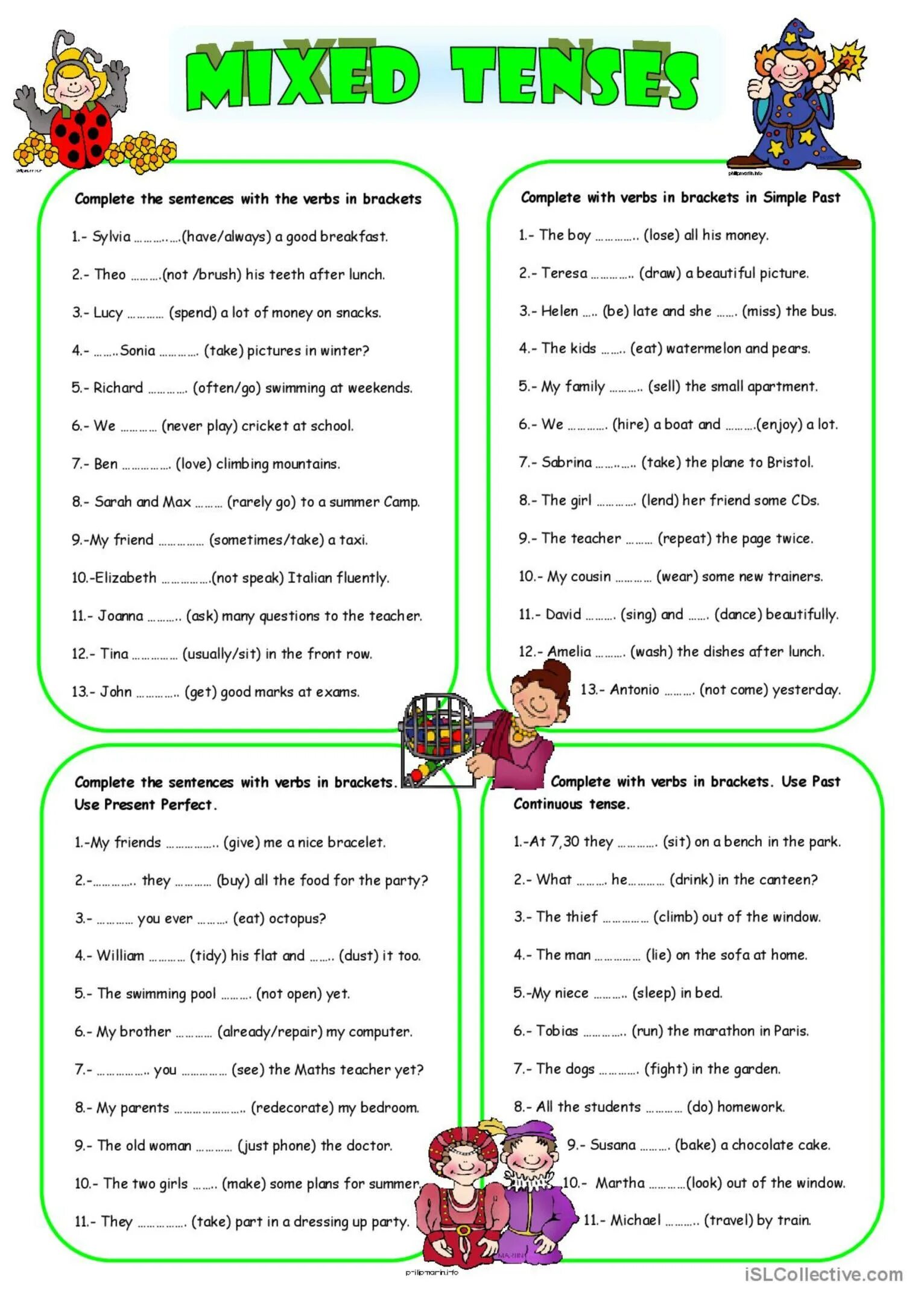 Past tenses worksheet. Present Tenses упражнения Worksheets. Present simple present Continuous past simple Worksheets упражнения. Present Tenses упражнения. Упражнения на времена группы Continuous Worksheet.