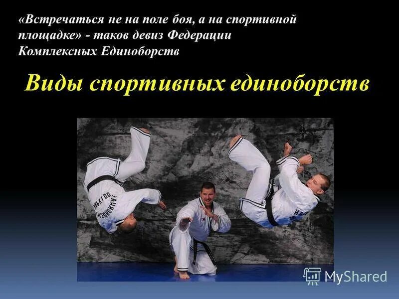 боевые искусства презентация