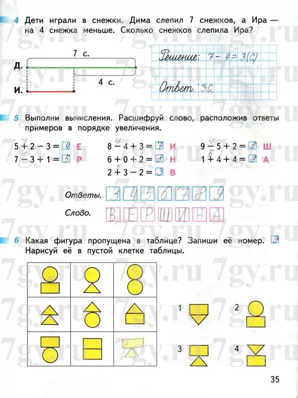 Какая фигура пропущена в таблице. Какая фигура пропущена в таблице запиши. Какая фигура пропущена 2 класс. Какая фигура пропущена в таблице запиши её номер 1 класс. Математика рабочая тетрадь страница 35 ответ