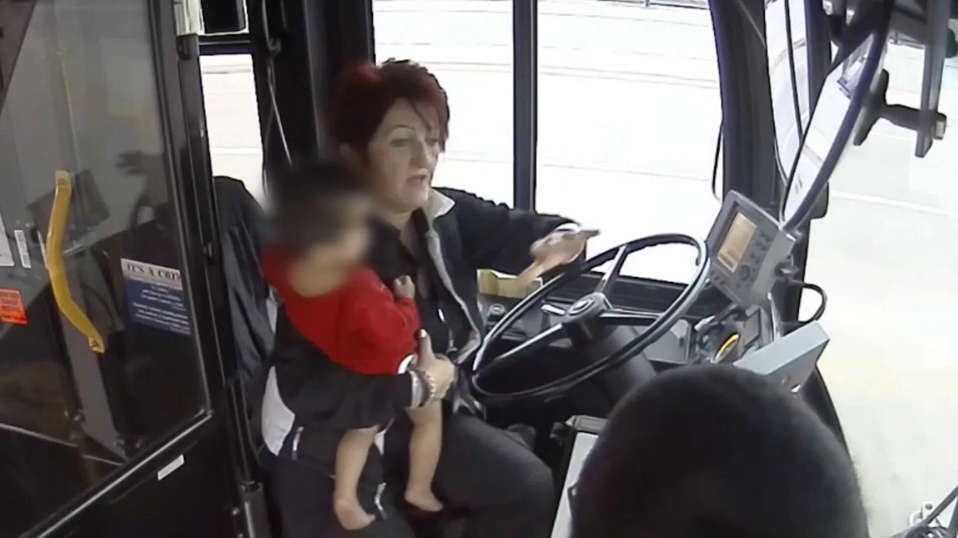 She is a bus driver