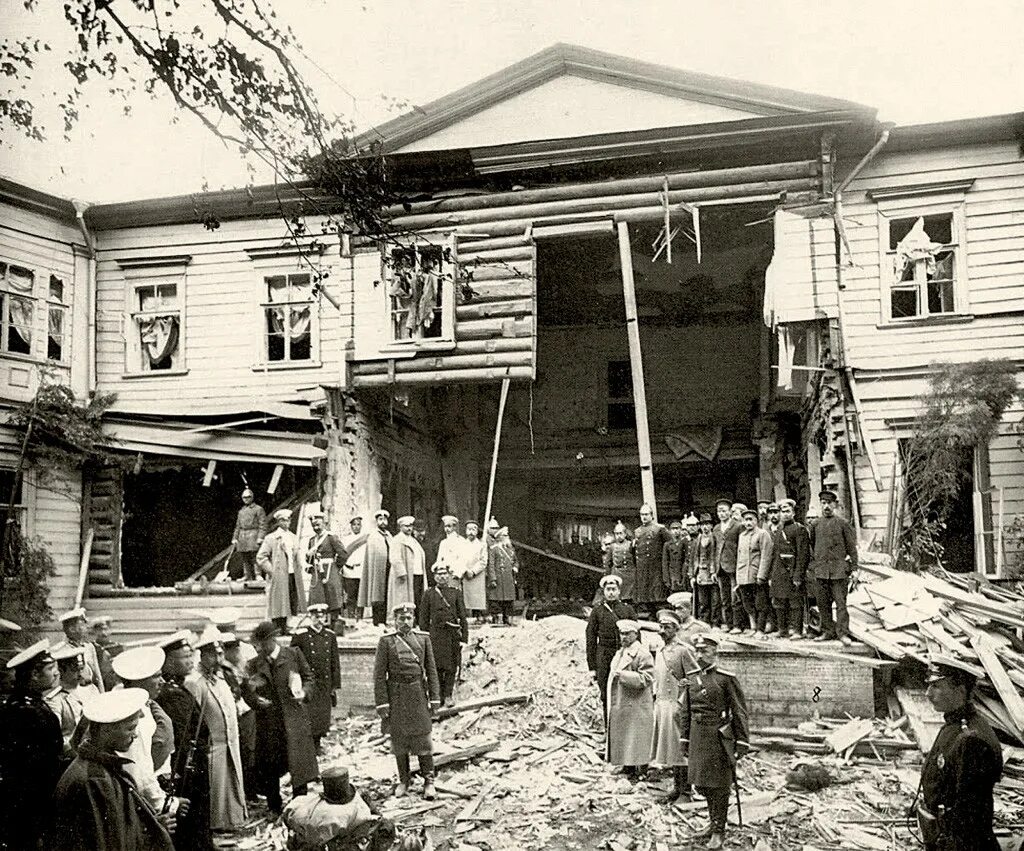 Покушение на террористический акт. Дача Столыпина после покушения 1906. Дача п.а. Столыпина на Аптекарском острове после взрыва. Покушение на Столыпина 12 августа 1906. Взрыв на Аптекарском острове 1906.