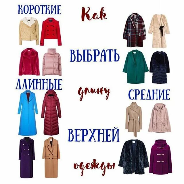 Виды верхней женской одежды названия - журнал 13malyshok.ru
