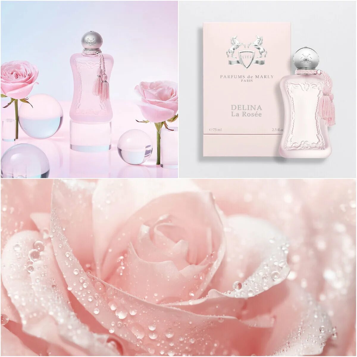 De marly delina la rosee. Parfums de Marly delina EDP 75 мл. Духи de Marly delina la Rose. Аромат от Parfums de Marly delina.