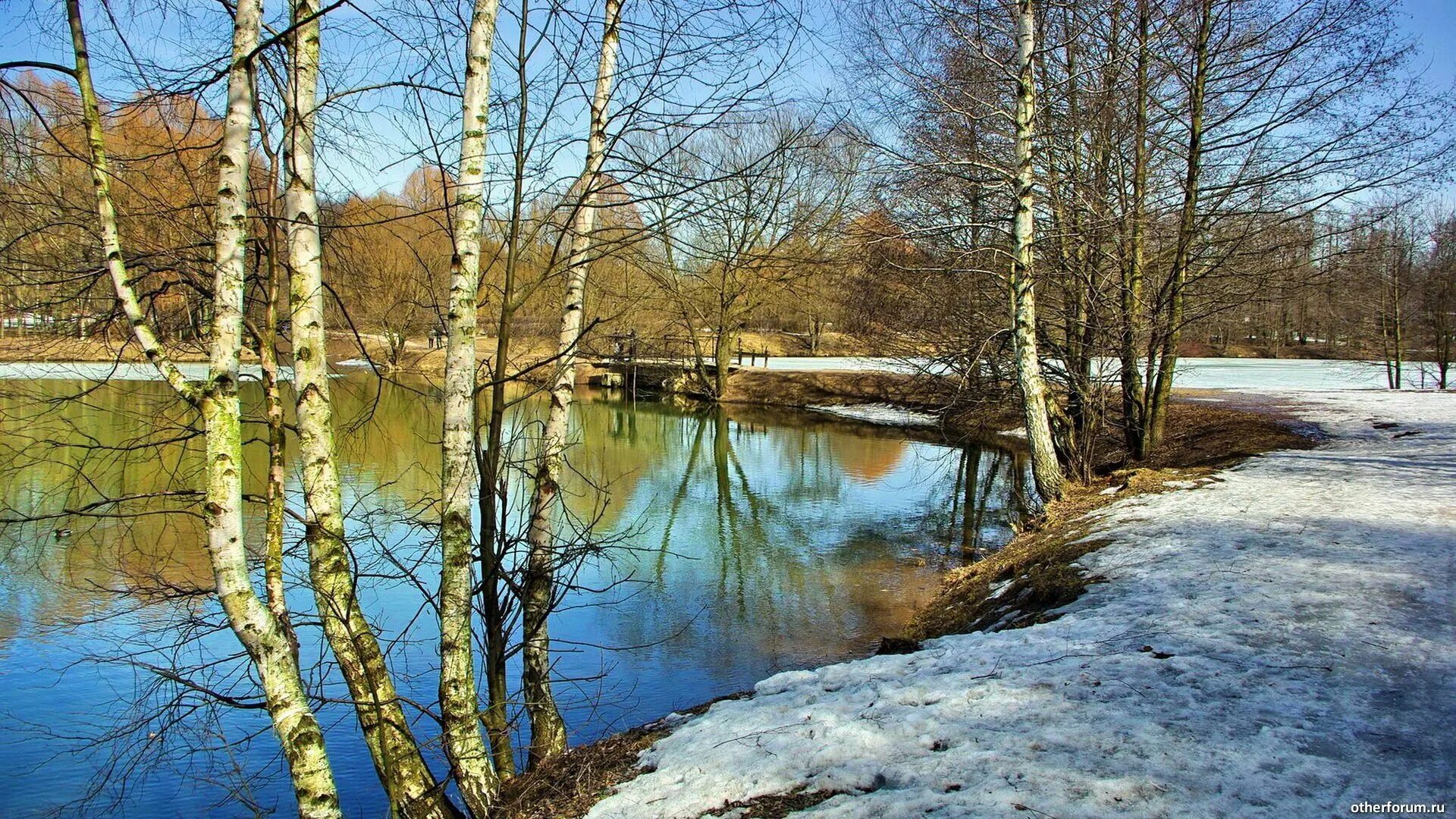 Звуки ранней весны. Весенний пейзаж.