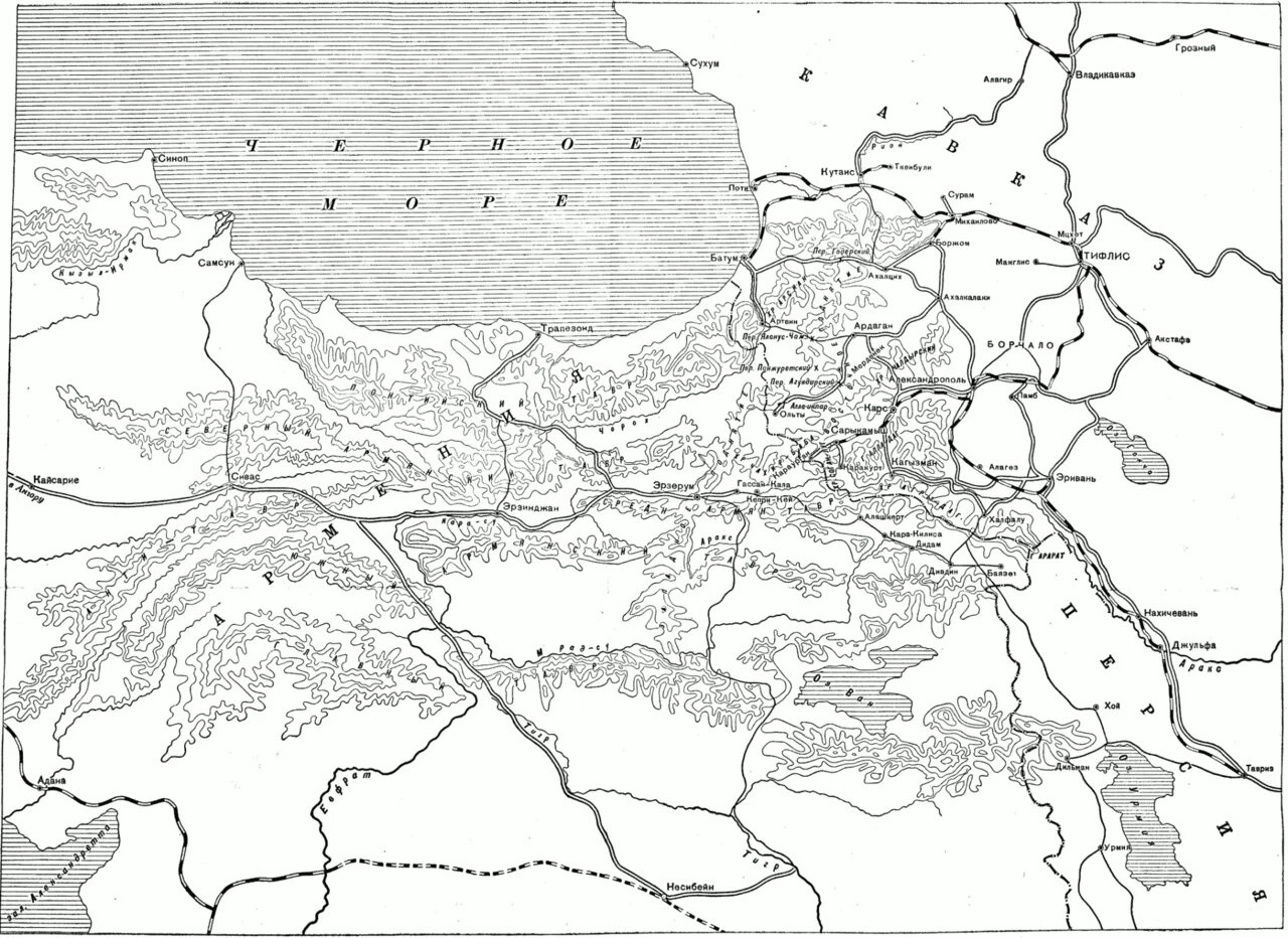 Карс ардаган. Сарыкамышская операция 1914. Кавказский фронт 1 мировой войны. Сарыкамышская операция 1914 карта.