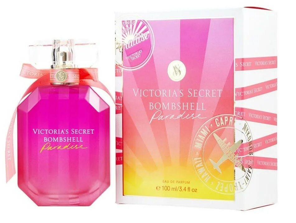 Victoria s secret парфюмерная. Парфюм Victoria's Secret bombshell 100ml. Victoria's Secret bombshell Paradise 100 ml. Духи Victorias Secret bombshell Paradise 100 мл. Victoria's Secret bombshell 100 мл.