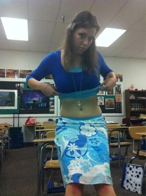 Getting naughty in class
