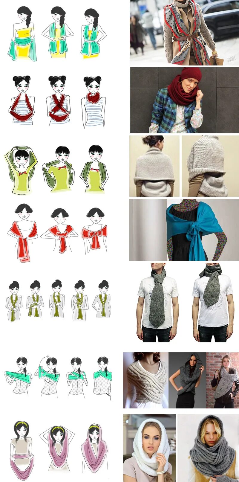 Летний шарф. Объемный шарф с пальто. Модные женские шапки и шарфы и платки. Платки на шею женские модные. Одеть шарф.