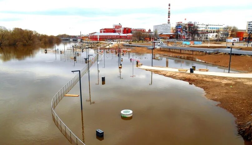 Уровень воды в реке клязьма