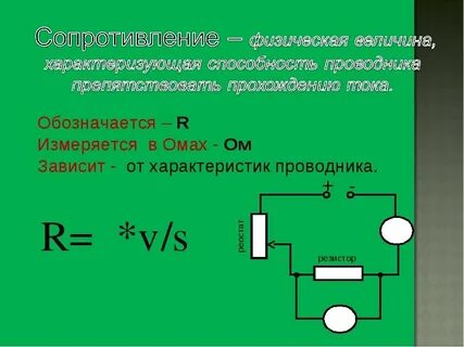 Напряжение измеряется в омах