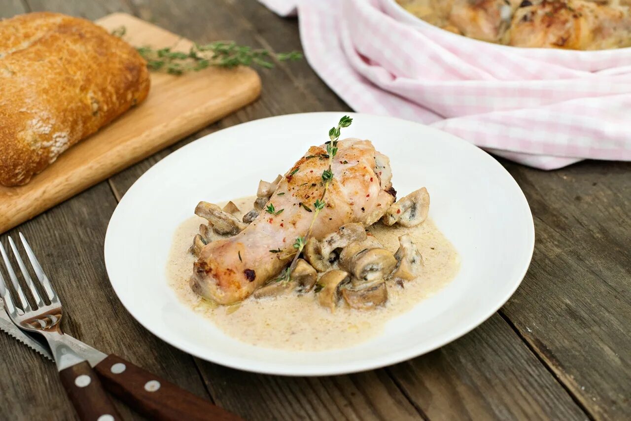 Easy Creamy Chicken Mushroom Recipe (Keto) Recipe Chicken mushroom recipes, Heal