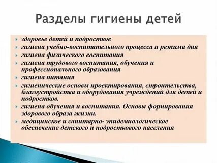 Тест гигиена основы
