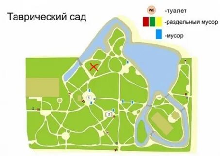 Сады спб на карте