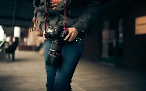 Фотоаппарат на улице