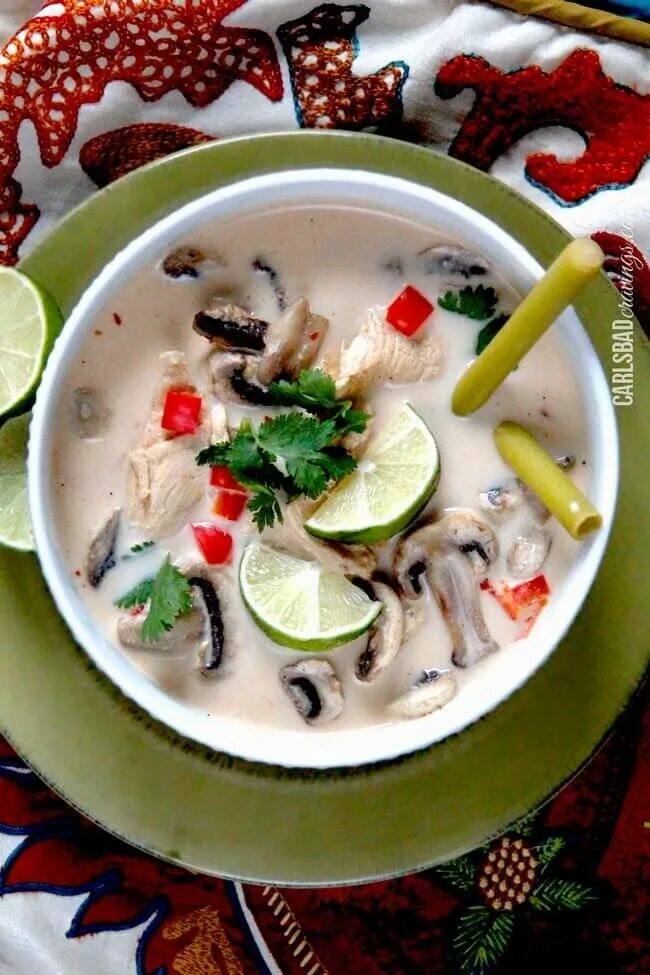 Tom Kha Soup (Thai Coconut Soup) Recipe Thai coconut soup, Coconut soup recipes,