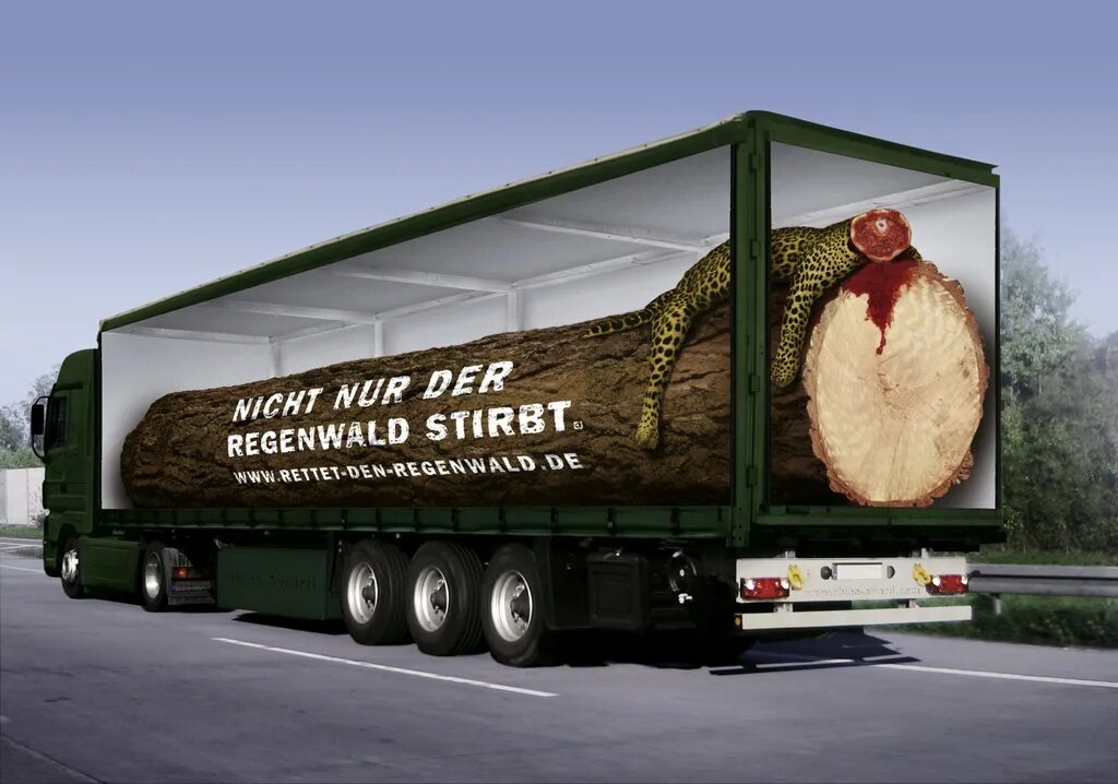 Оригинальная реклама. Креативная реклама на авто. Реклама на грузовиках. Креативная реклама на грузовиках.