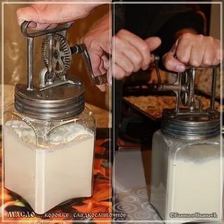 Из молока сделать масло рецепт