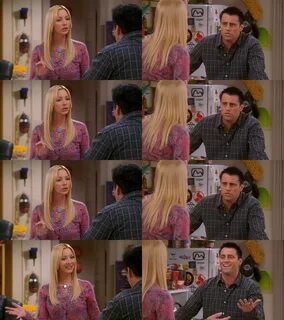 Friends Phoebe And Joey Repeat After Me Meme Template 433.