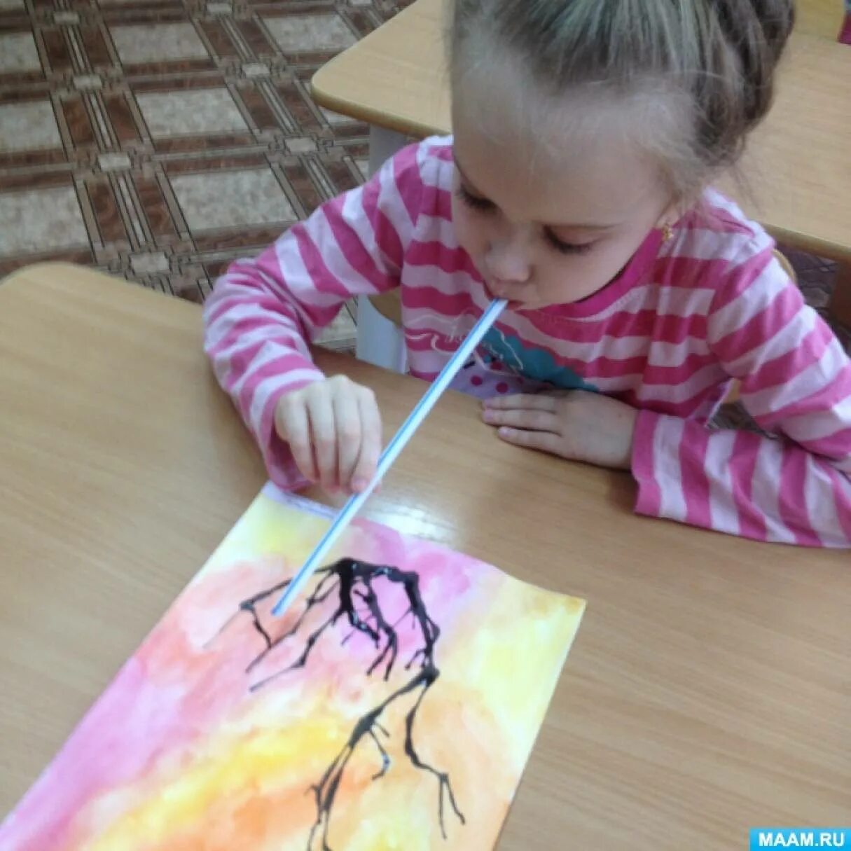 Занятие кляксография. Нетрадиционное рисование. Нестандартные техники рисования для детей. Нетрадиционное рисование для детей. Рисование трубочкой в детском саду.