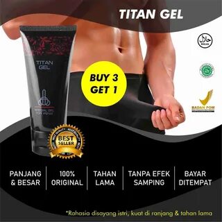 Titan Gel Asli BPOM ORIGINAL Pembesar Penis Pria Laki laki Permanen Pembesa...