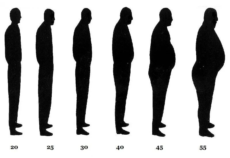 Изменения мужской фигуры с возрастом. Изменение телосложения с возрастом. Возрастные изменения. Возрастные изменения фигуры женщин. Рост человека изменчивая величина