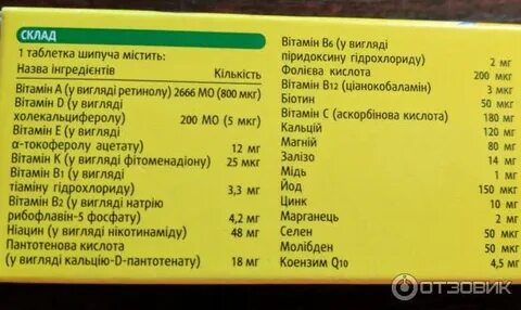 Супрадин аналоги