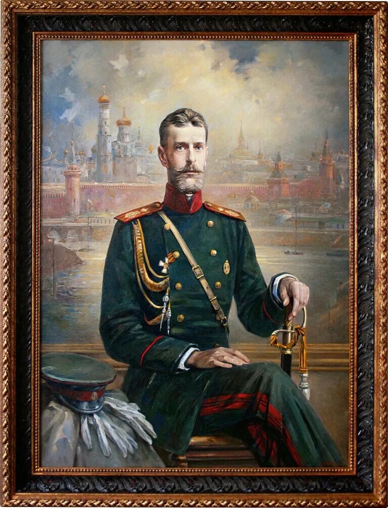 Великий князь казалось был рад приезду. Великого князя Сергея Александровича Романова.