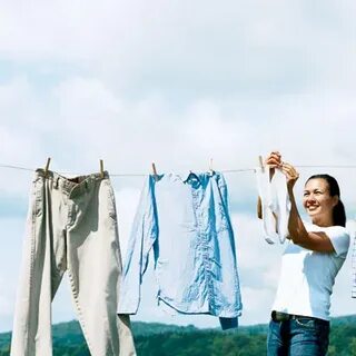 Hang up washing