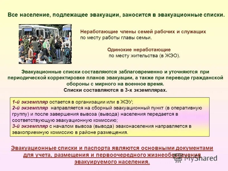 Эвакуация закон в россии 2022. Эвакуационные списки. Список эвакуации работников и членов семей. Список подлежащих эвакуации. Порядок проведения эвакуации населения.