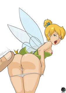 colored by op, tinker bell, disney, peter pan, tagme, ass, ass slap, bent o...