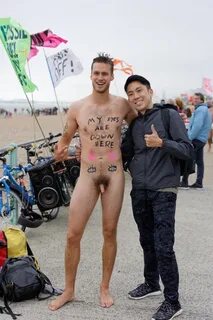 I admire guys who will get naked in public, even if no one else will join t...
