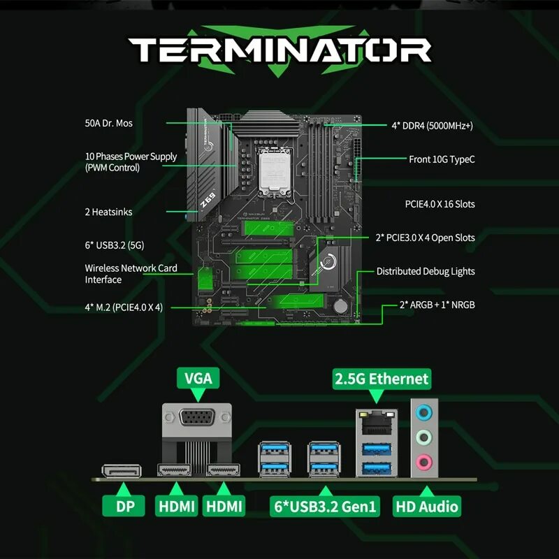 Maxsun terminator z790m. MAXSUN z690-d4 Terminator. MAXSUN z790m Terminator d5. Terminator z790 MAXSUN. МП <s1700> MAXSUN MS-Terminator z690.