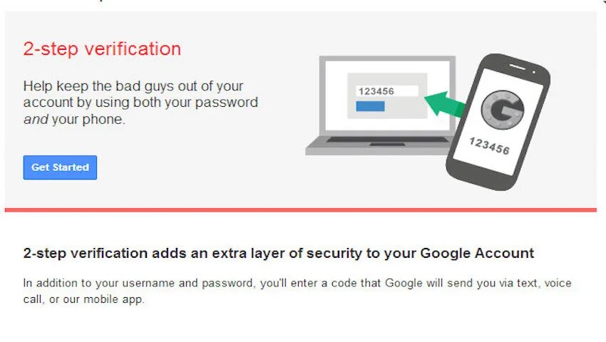 2 step verification. 2 Step verification Google.