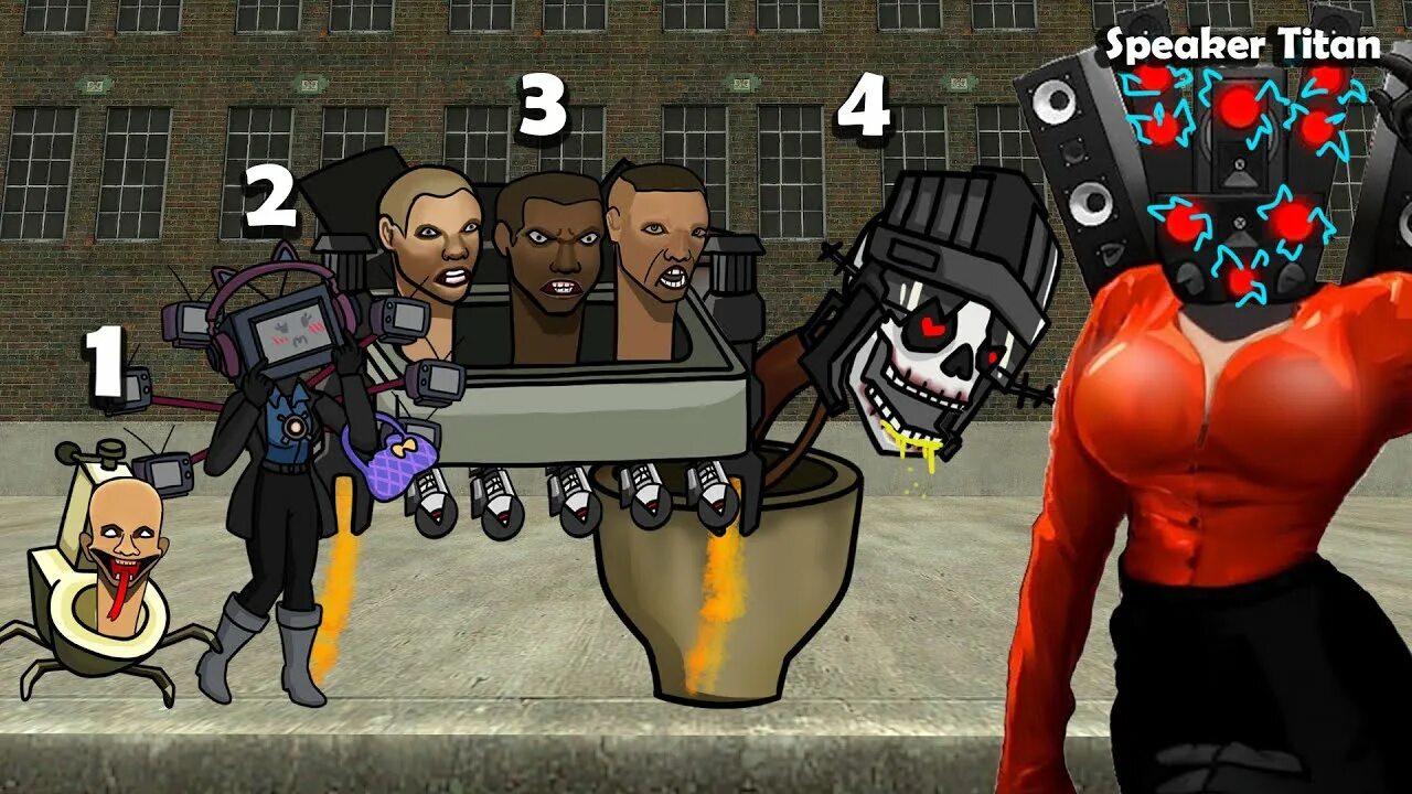 Мод на mion playground скибиди туалет