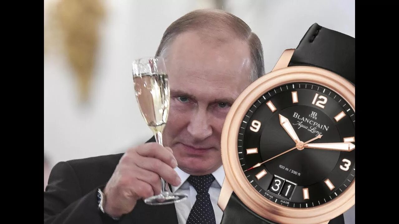 Видео новинок часов. Часы Патек Филип Путина. Blancpain Aqualung grande Date часы Путина. Часы Путина Patek Philippe.