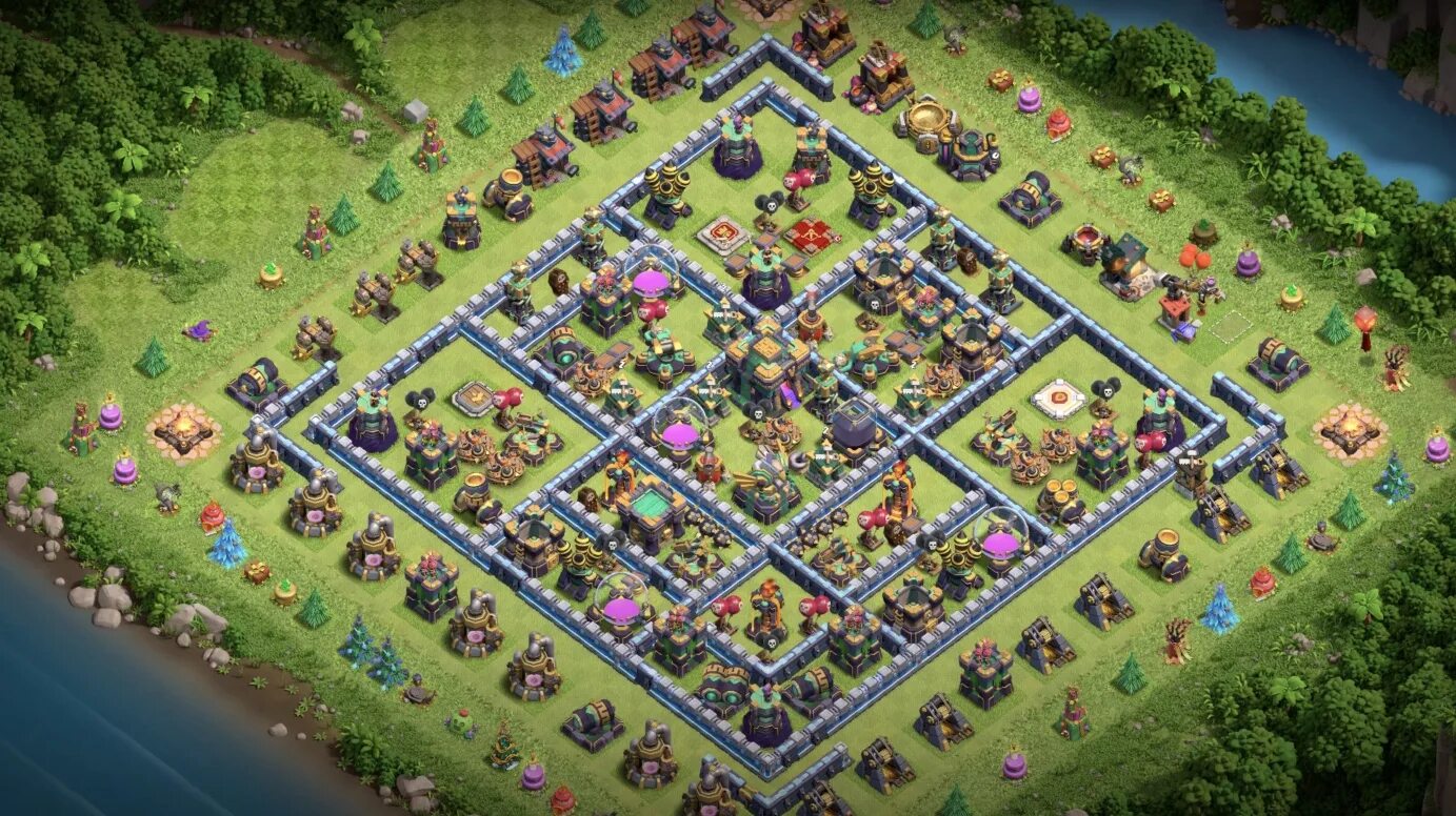 Расстановка 12 ТХ. Clash of Clans th 12 Base. 12 ТХ В Clash of Clans. Ратуша 13 ТХ клеш оф кленс. Clash bases