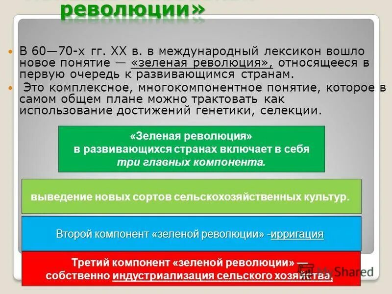 Компоненты зеленой революции. Понятие о зеленой революции. термин зелёная революция. сельское хозяйство понятие зеленой революции. зеленая революция и ее основные направления.