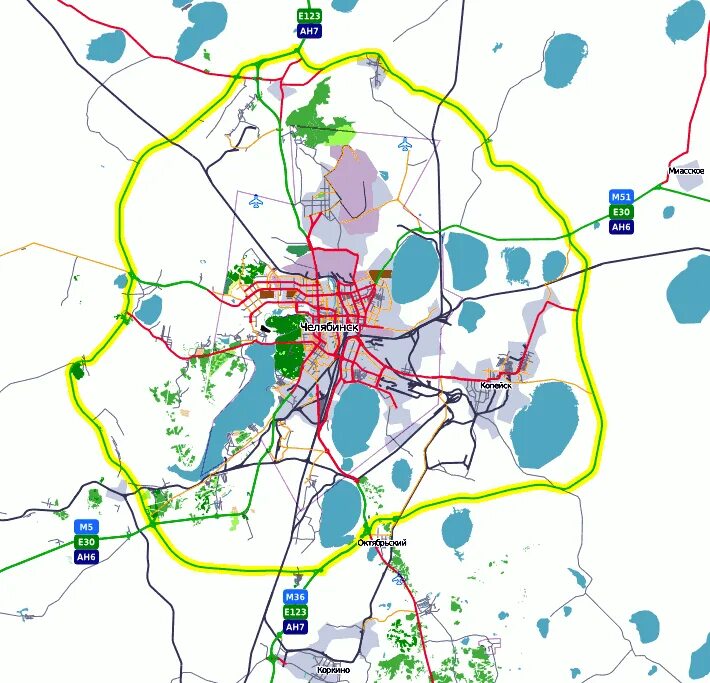 Карта высот челябинска. Карта дорог города Челябинска. Объездная дорога Челябинск. Челябинск Кольцевая дорога. Карта Челябинска дороги.