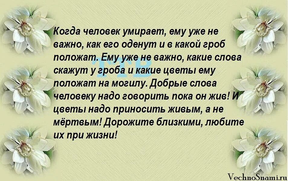 Говорим и пока живем. Мне перья дергали из крыл а я летала стих. И даже если рухнет мир начну сначала. Говорите близким теплые слова. Добрые слова своим близким при жизни.