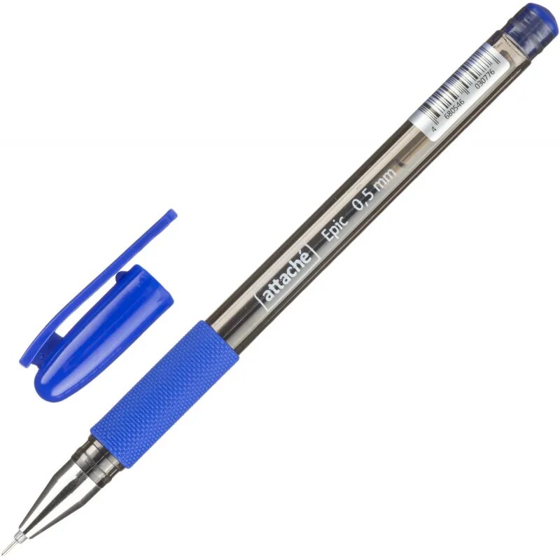 Ручка гелевая Attache Epic, синяя. Ручка Attache Epic 0.5 mm. Ручка гелевая Attache Stream синяя (толщина линии 0.5 мм) арт. 258072. Ручка гелевая "Epic", синяя. Ручка attache 0.5