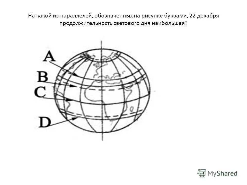 12 параллелей и 22 меридиана