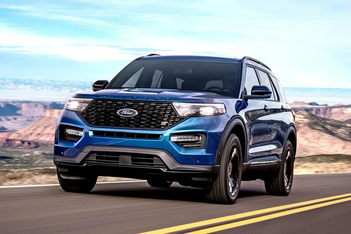 Купить форд новый у официального. Форд эксплорер 2020. Ford Explorer St 2020. Форд 2020 эксплорер кроссовер. Ford Explorer 2022.