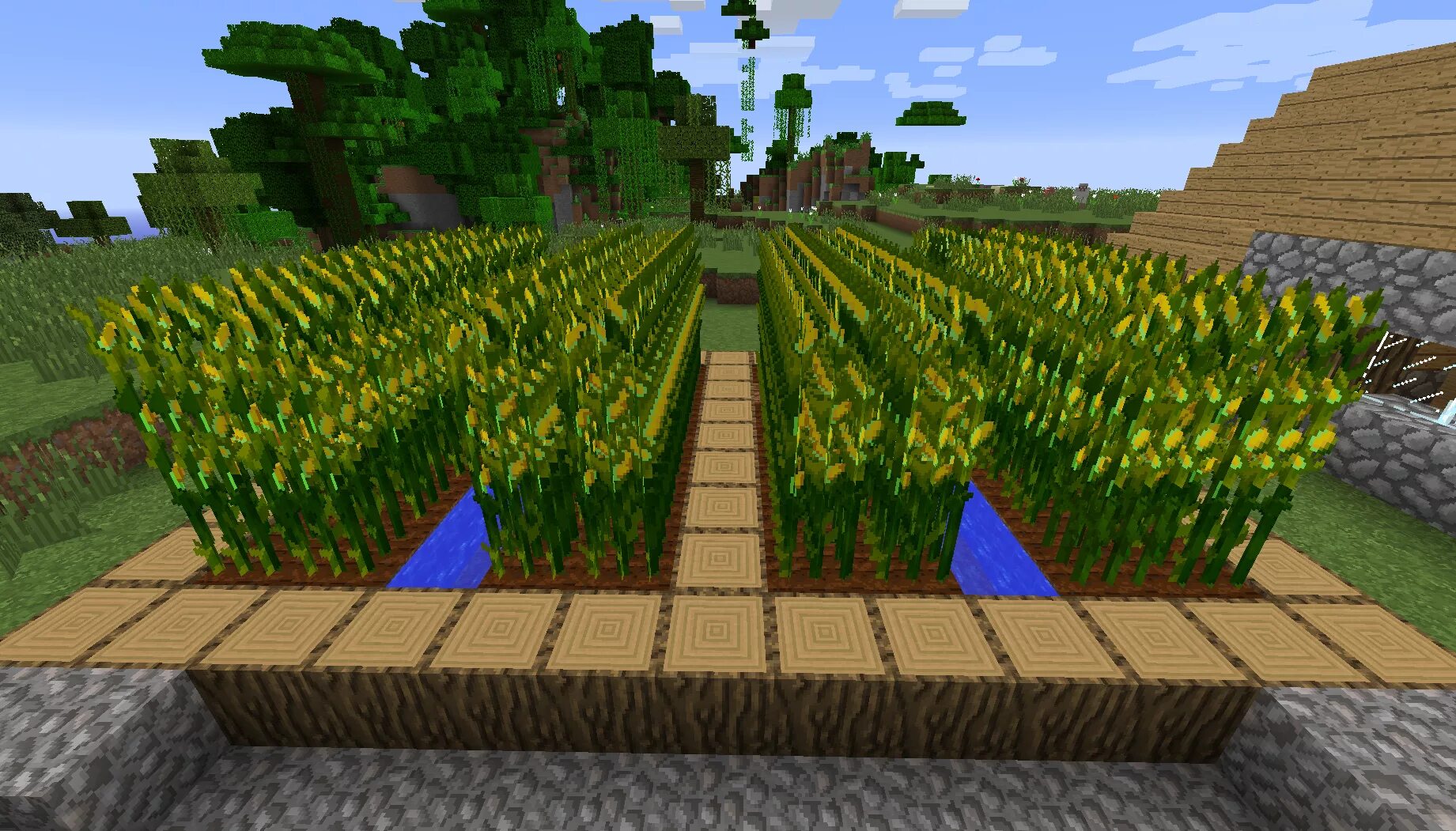 Simple mod. Minecraft 1.5.2 Mod семена пшеницы + булыжник. Майнкрафт 1.17.1 грядки. Моды в МАЙНКРАФТЕ. Мод на фермерство.